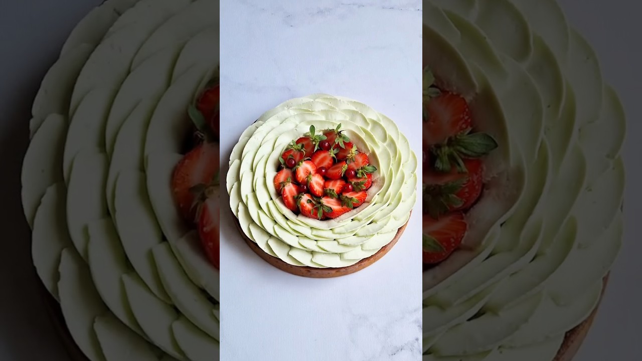 TARTE FRAISE BASILIC 🍓🌱🍓