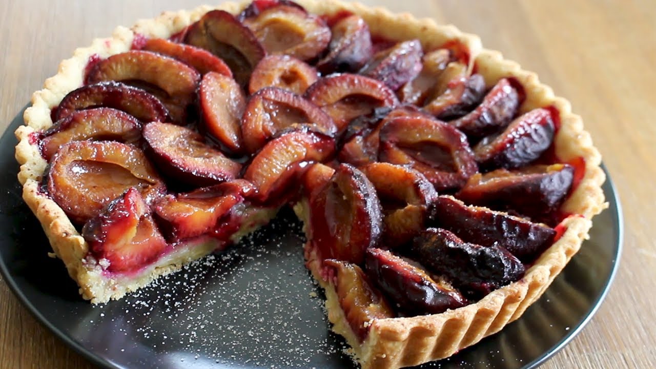 Recette de tarte aux Quetsches facile (tarte aux prunes)