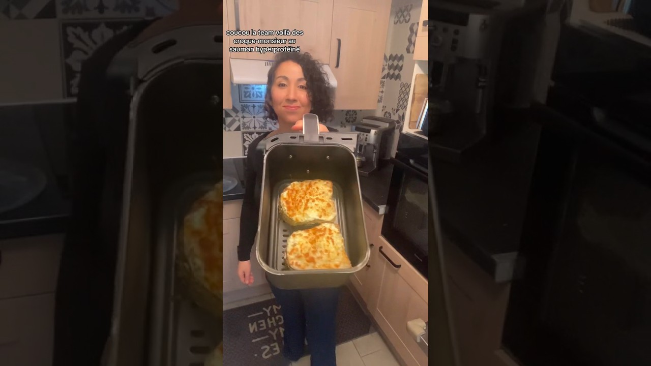 Croque monsieur Healthy hyperprotéiné au saumon