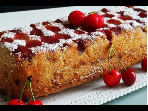 Cake aux cerises - La nature a du goût, profitons-en, irrésistible et savoureuse, quel bienfait !
