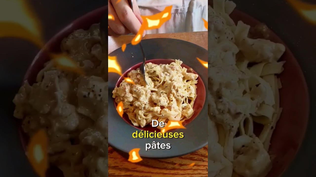 Recette de pâtes façons Carbo, faible en calories et riche en protéines ! #cooking #healthy #food