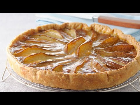 Recette : Tarte aux poires et aux noix