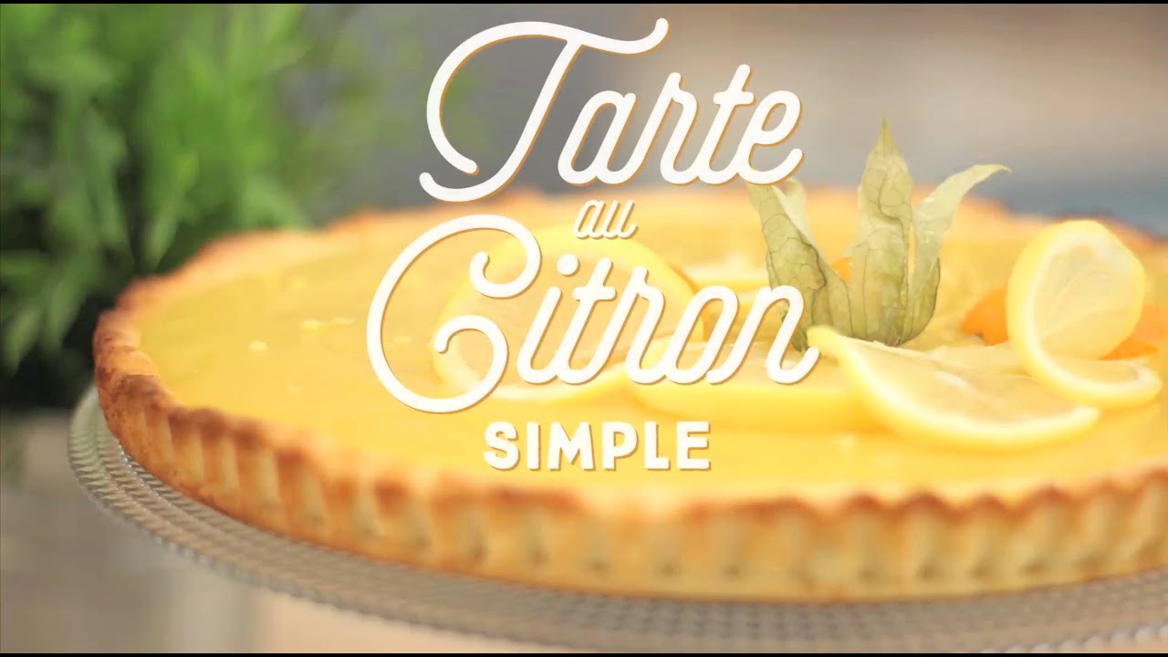 Tarte au citron extra simple - CuisineAZ