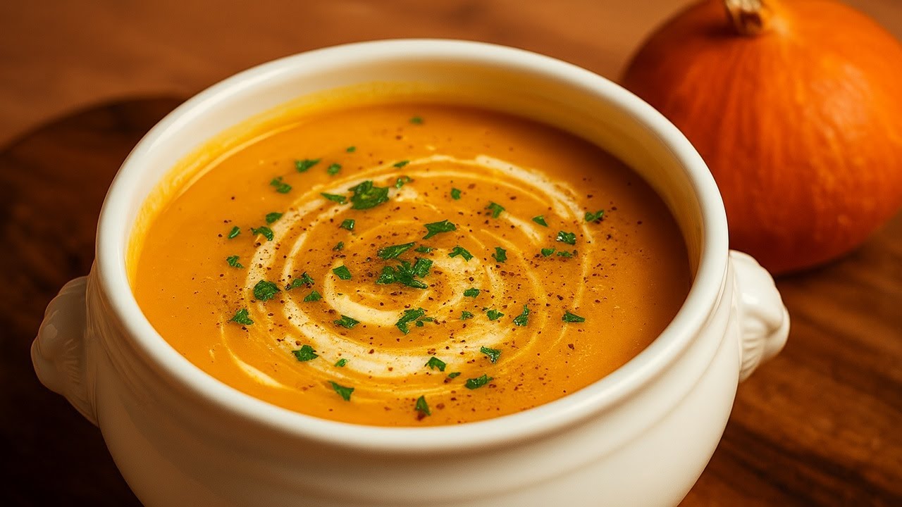 Velouté de potimarron crémeux | Recette facile