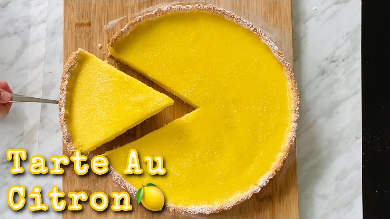 TARTE AU CITRON SUPER FACILE ET RAPIDE🍋