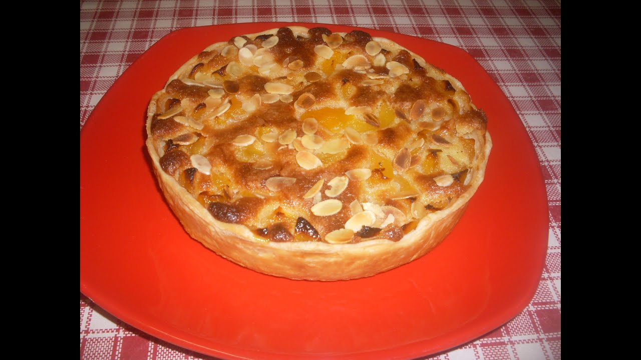 Comment faire une tarte abricots et amande?  Pâtisserie facile