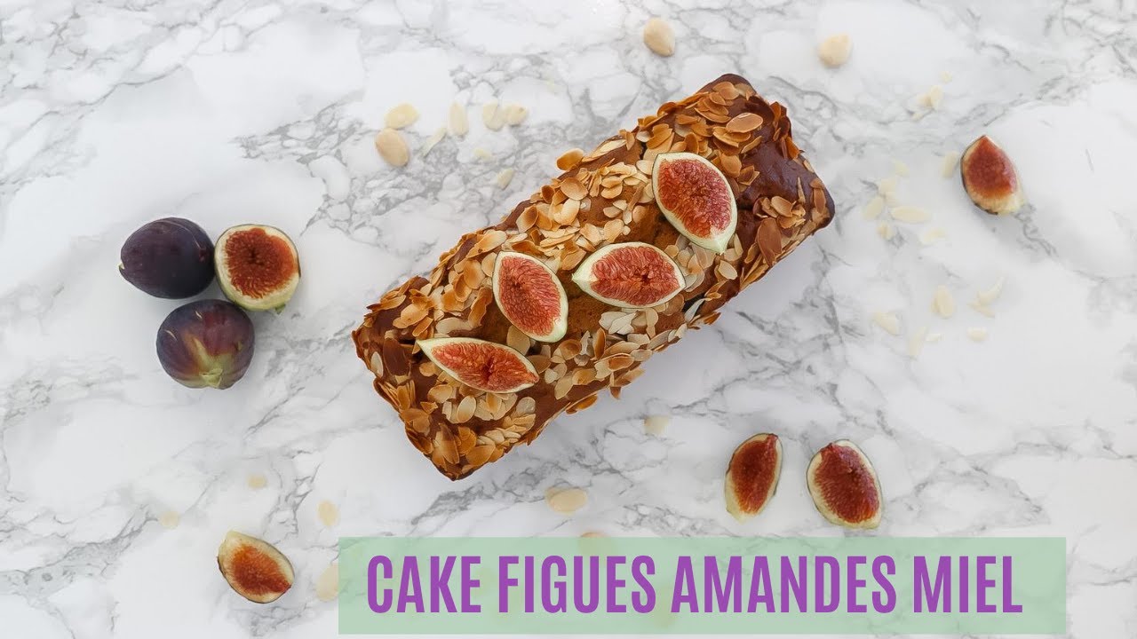 CAKE FIGUES AMANDES MIEL (RECETTE FACILE)
