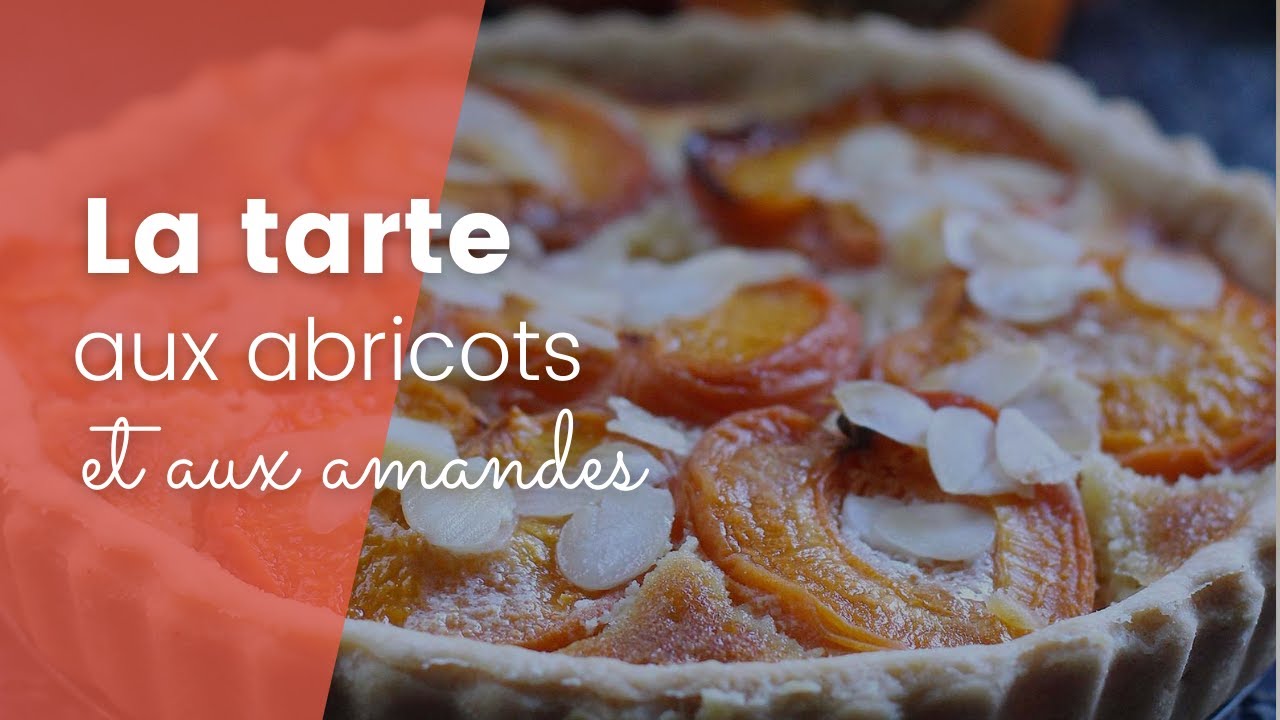 La délicieuse tarte aux abricots et aux amandes