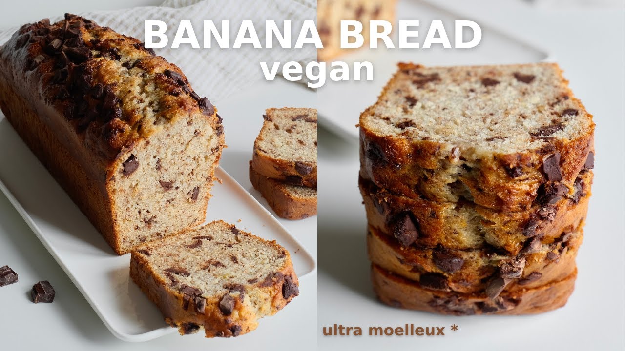 LE MEILLEUR BANANA BREAD | Vegan, Fondant, Moelleux
