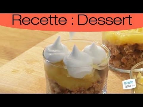Dessert : Tarte au citron meringuée recette