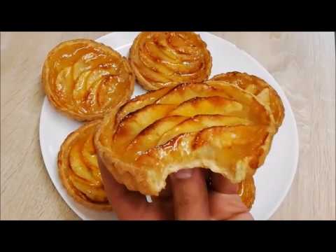 🍏 Recette Gourmande : Petites Tartes Caramélisées aux Pommes 🥧  ✔  #tarteaupomme  #boulangerie