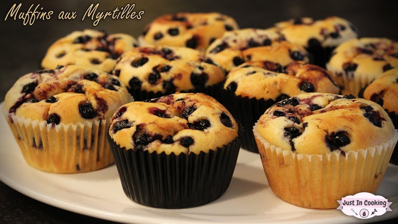 Recette de Muffins aux Myrtilles