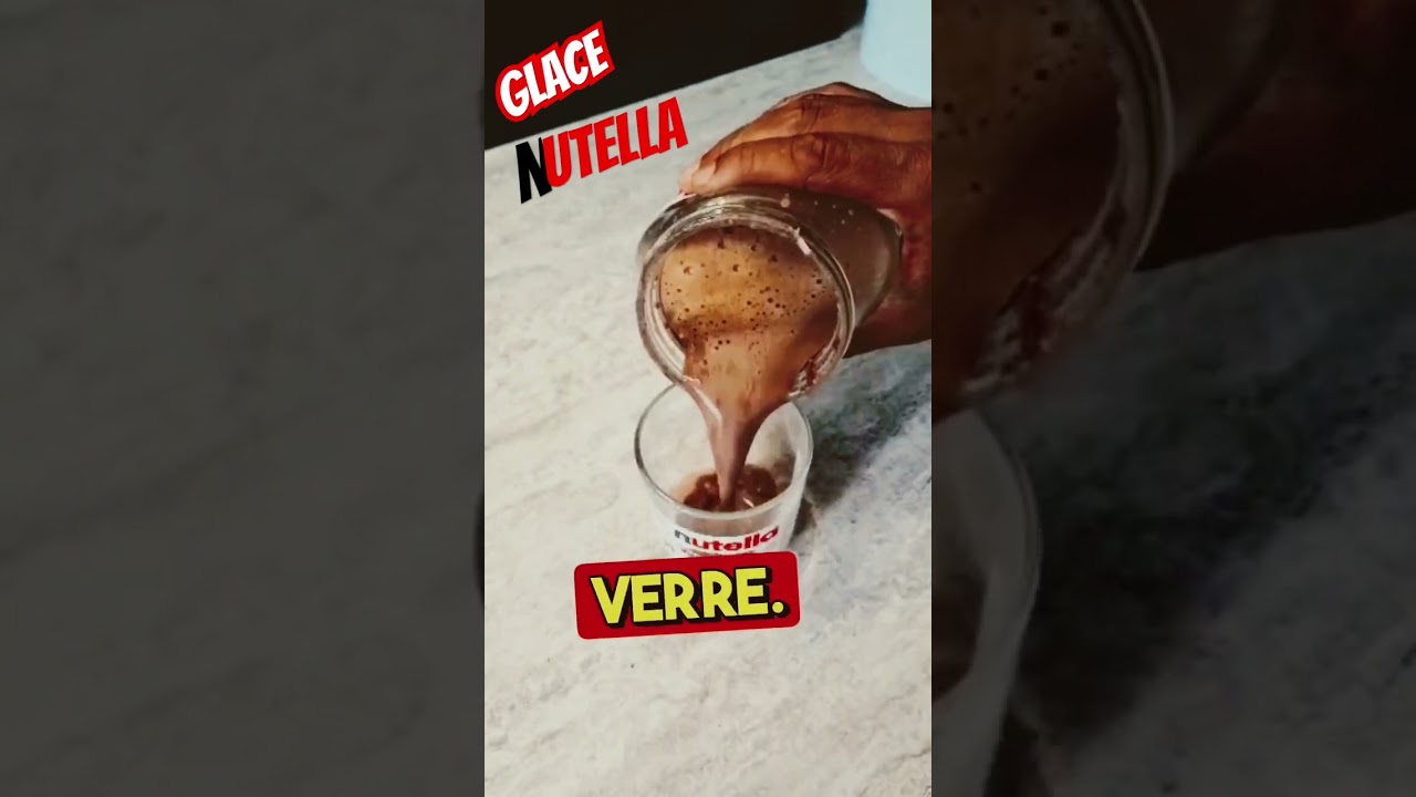 Glace Nutella #glace #dessert #icecream #nutella #nutellarecipes