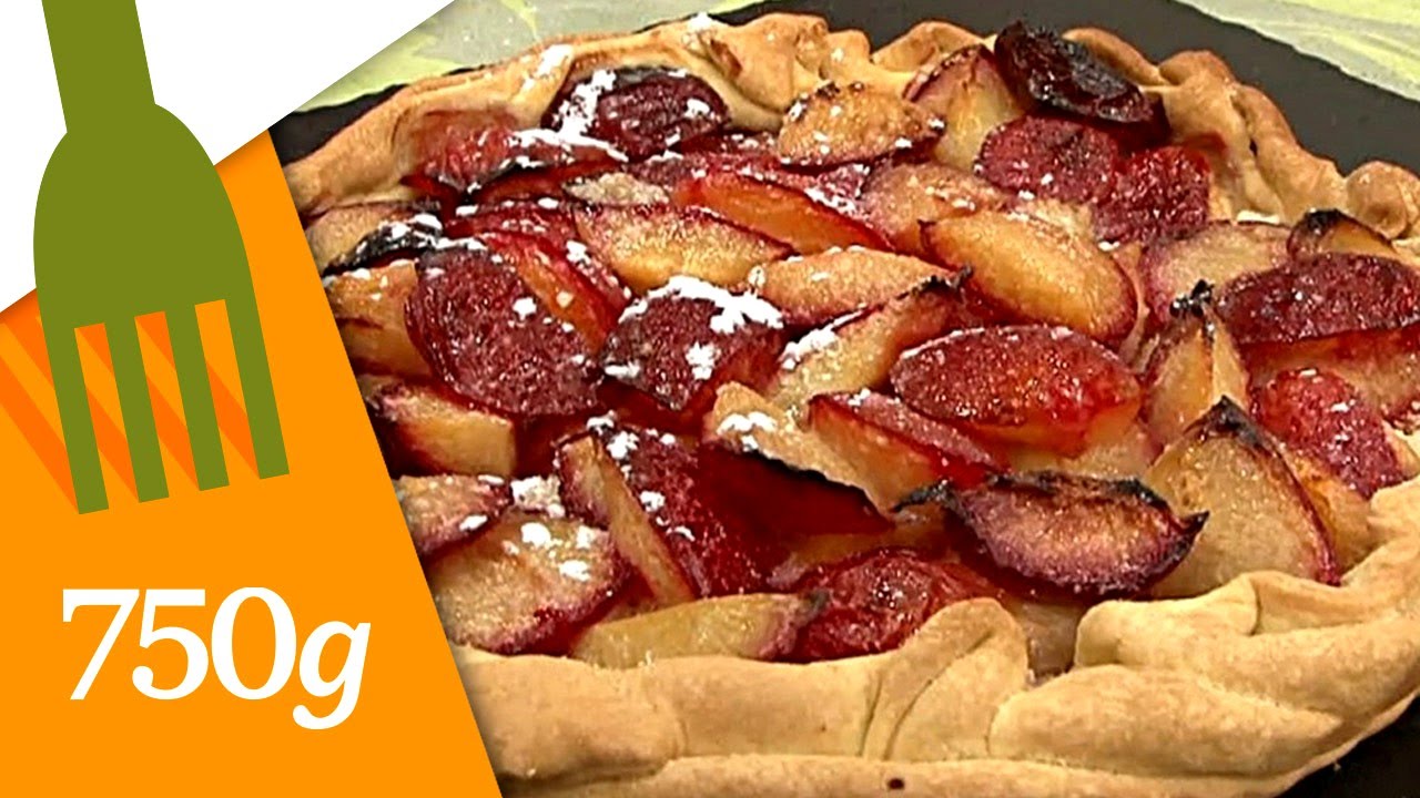 Tarte aux prunes rouges - 750g