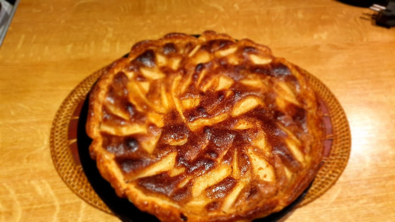 recette facile de la tarte aux poires et amandes en poudre!!