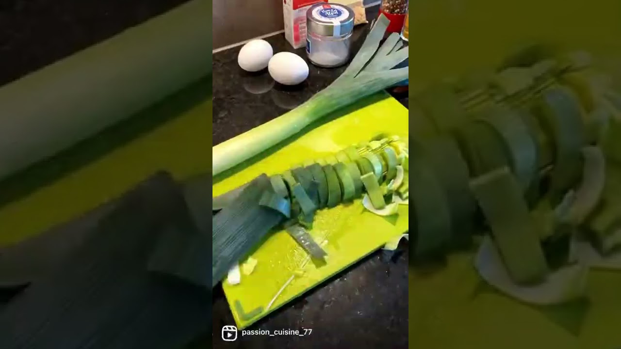 tarte aux poireaux 💚