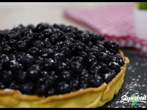 Une tarte aux myrtilles