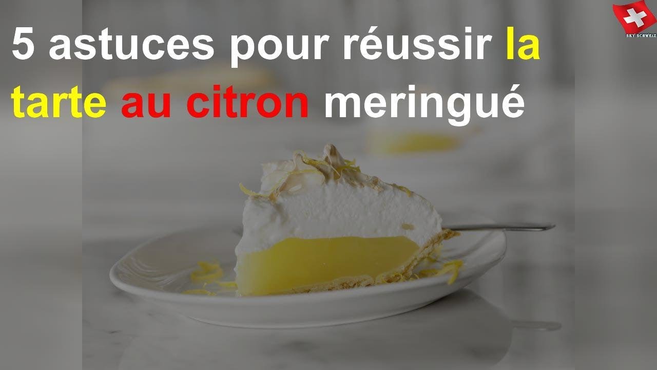 5 astuces pour réussir la tarte au citron meringué