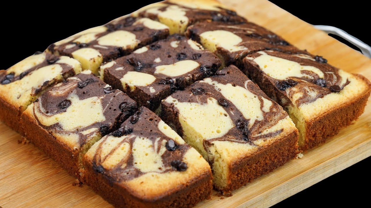 How To Make Marble Cake Like 5 Star Restaurant | Easy Marble Cake Recipe | N'Oven