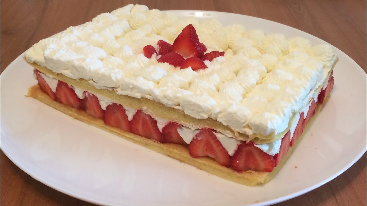Fraisier Crème Mascarpone - Recette Facile