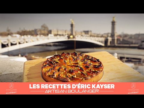 La recette de l'exquise Tarte Abricot-Pistache d'Éric Kayser