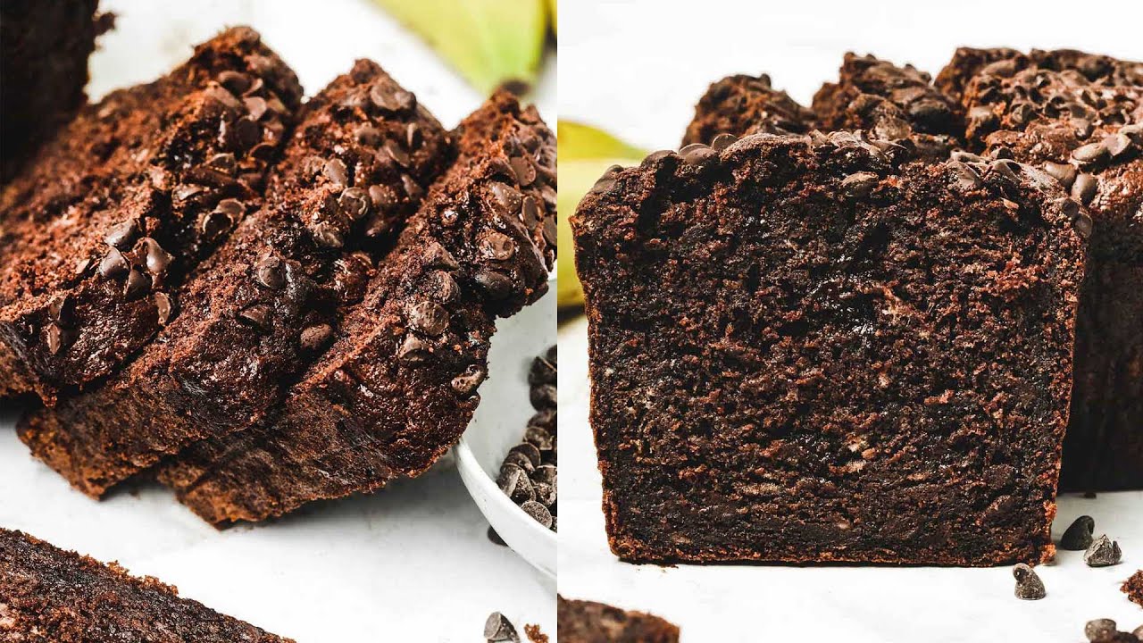 Cake à la banane au chocolat - Recette facile, Super chocolatée et Gourmande 🍫 🍌 - Sweetly Cakes