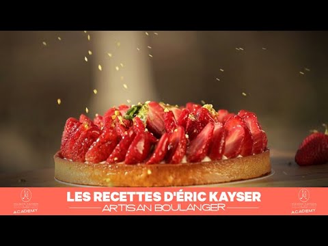 La recette de la Tarte aux Fraises des boulangeries Éric Kayser