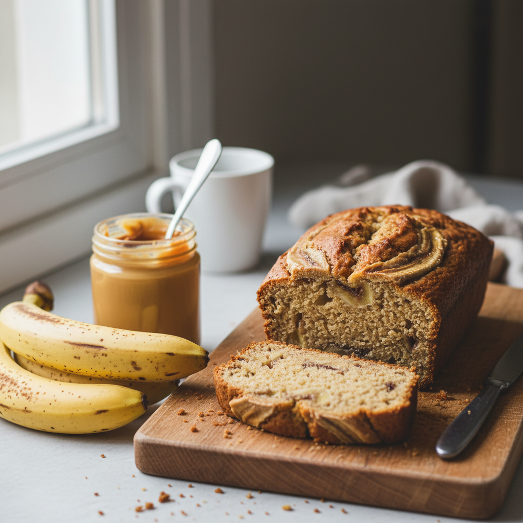 découvrez notre recette ultra moelleuse de banana bread au beurre de cacahuète, une gourmandise incontournable à tester en 2025 pour un délicieux moment sucré.