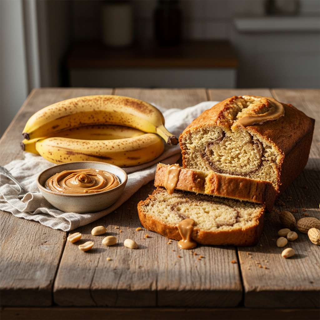 découvrez notre recette ultra moelleuse de banana bread au beurre de cacahuète, un délice à tester absolument en 2025 pour des pauses gourmandes et réconfortantes.
