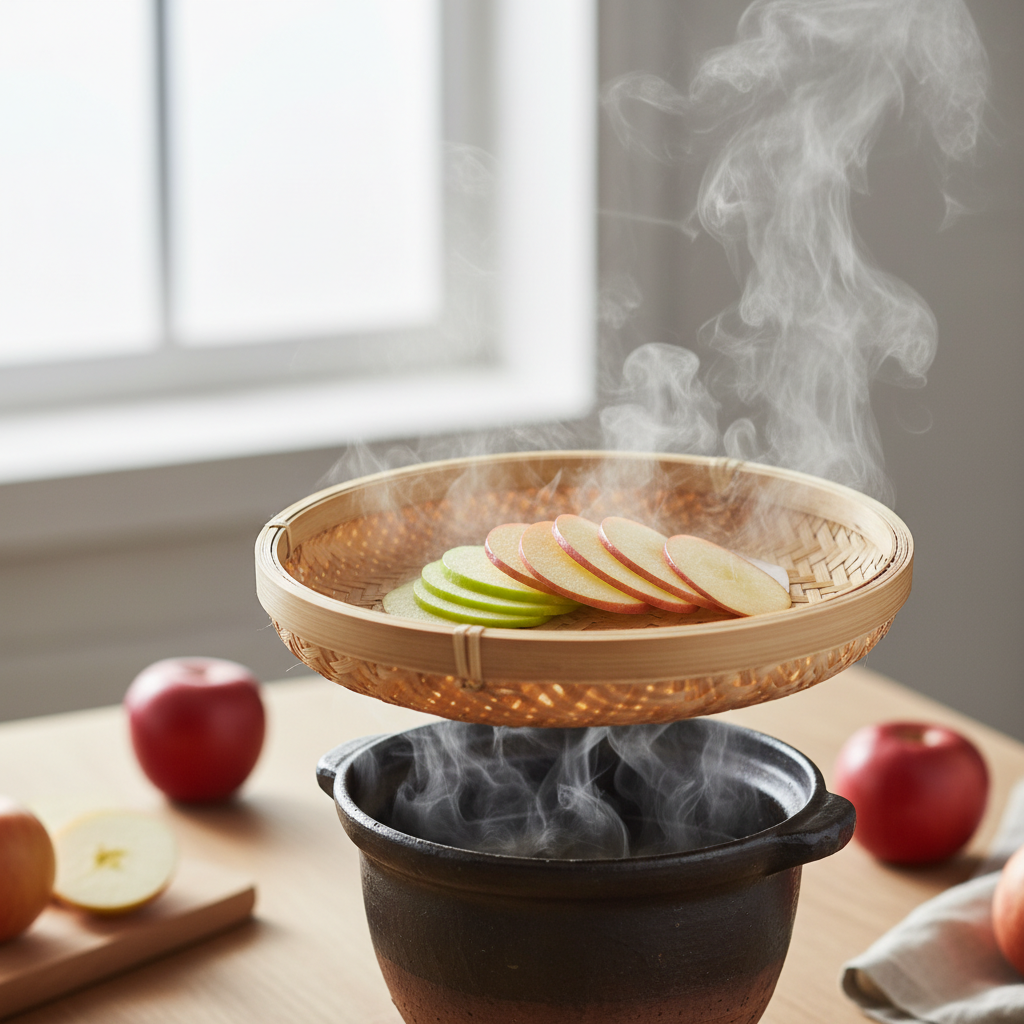 savourez une compote de pommes allégée, riche en vitamines, grâce à cette recette innovante et facile à réaliser.