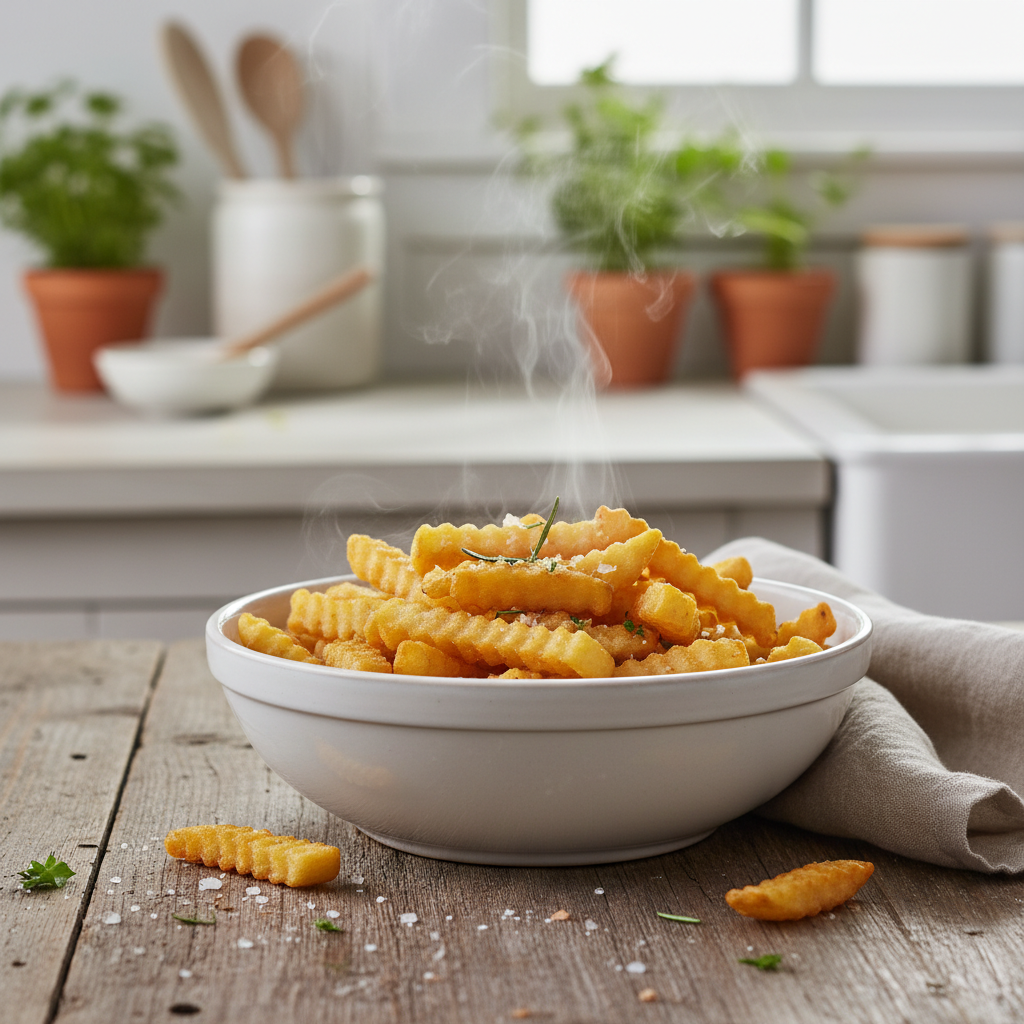 découvrez si les frites préparées à l'air fryer sont réellement moins caloriques grâce aux éclaircissements d'une diététicienne experte.