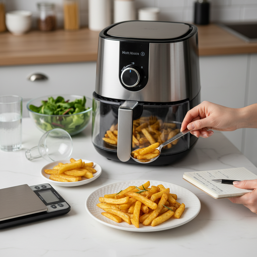découvrez si les frites préparées à l'air fryer sont vraiment moins caloriques grâce aux explications claires d'une diététicienne.