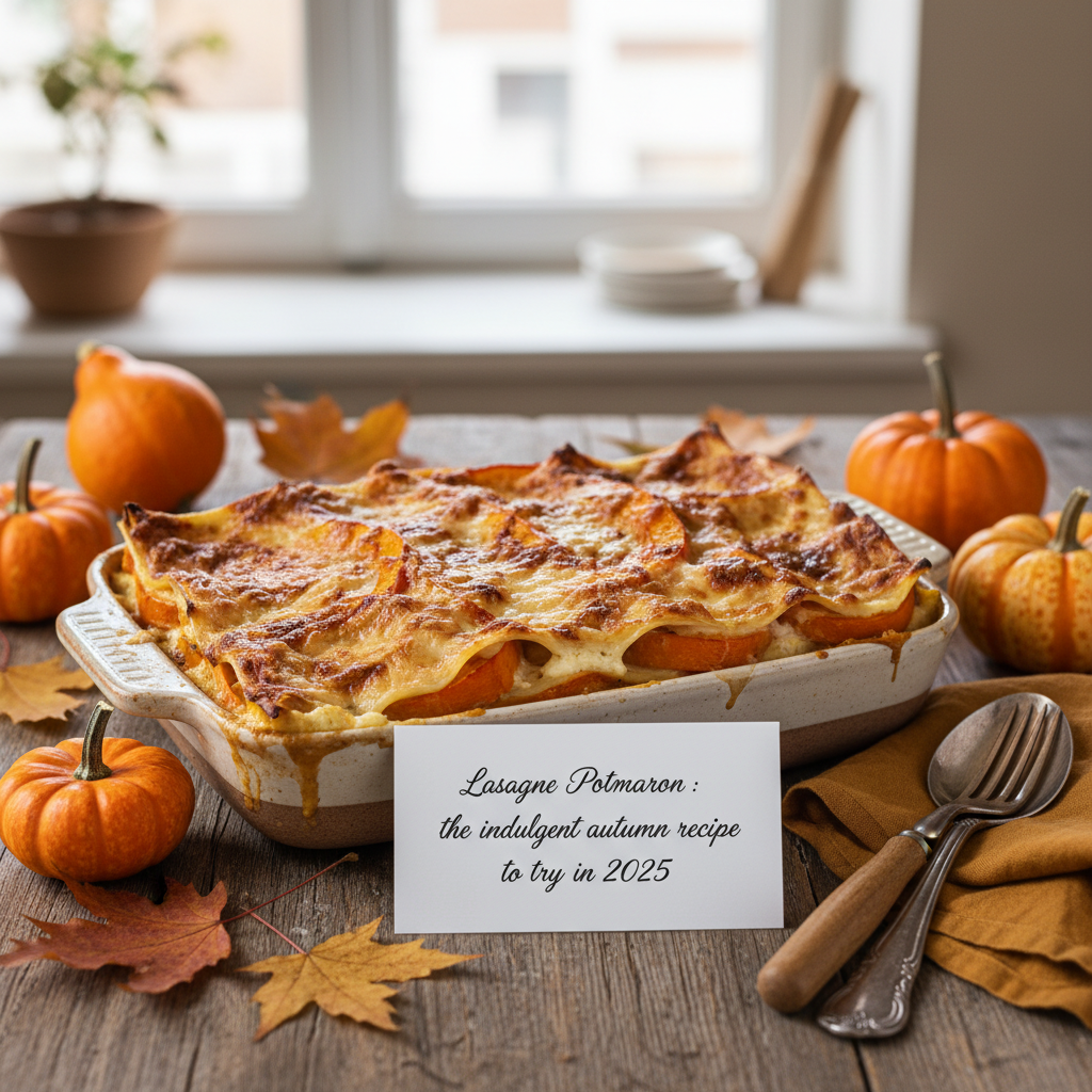 découvrez notre recette gourmande de lasagne au potimarron, parfaite pour apporter une touche automnale à vos repas en 2025. facile à préparer et délicieuse !