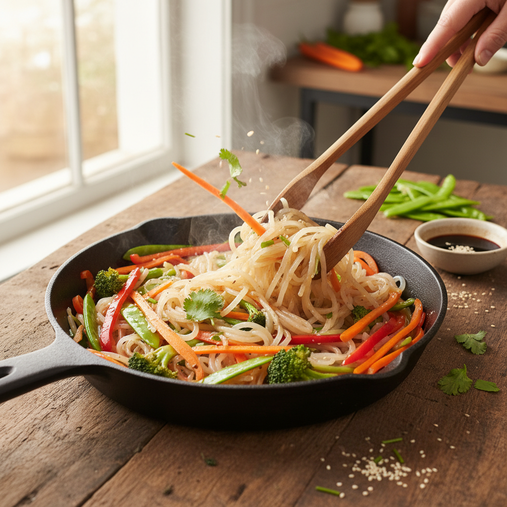 découvrez les pâtes de konjac, alternatives zéro calorie idéales pour votre ligne, mais apprenez aussi à reconnaître les pièges insoupçonnés liés à leur consommation.