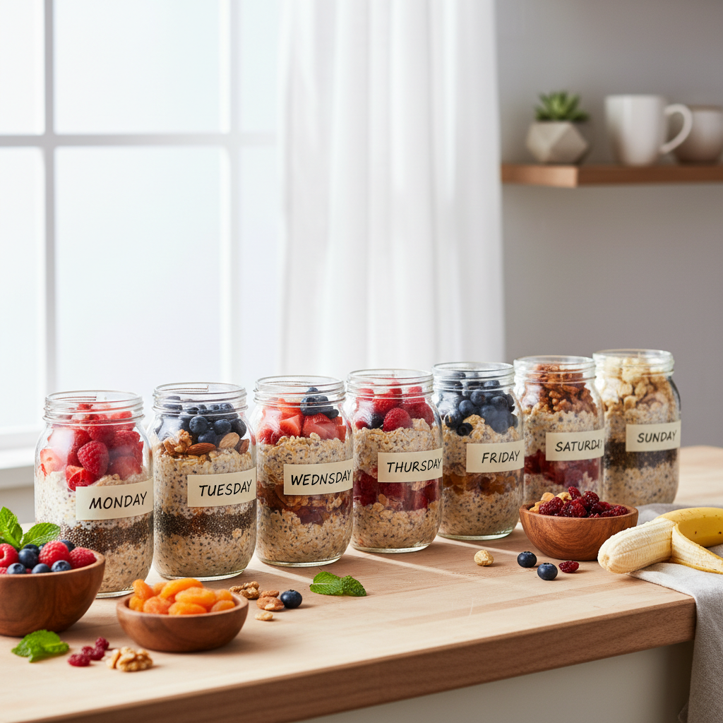 découvrez la recette facile des overnight oats pour des petits-déjeuners sains, rapides et gourmands. préparez vos repas la veille et gagnez du temps chaque matin !