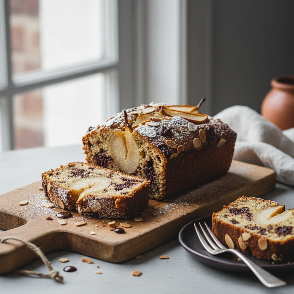 découvrez notre recette facile de cake poire chocolat amande, idéale pour un goûter gourmand et savoureux en famille ou entre amis.
