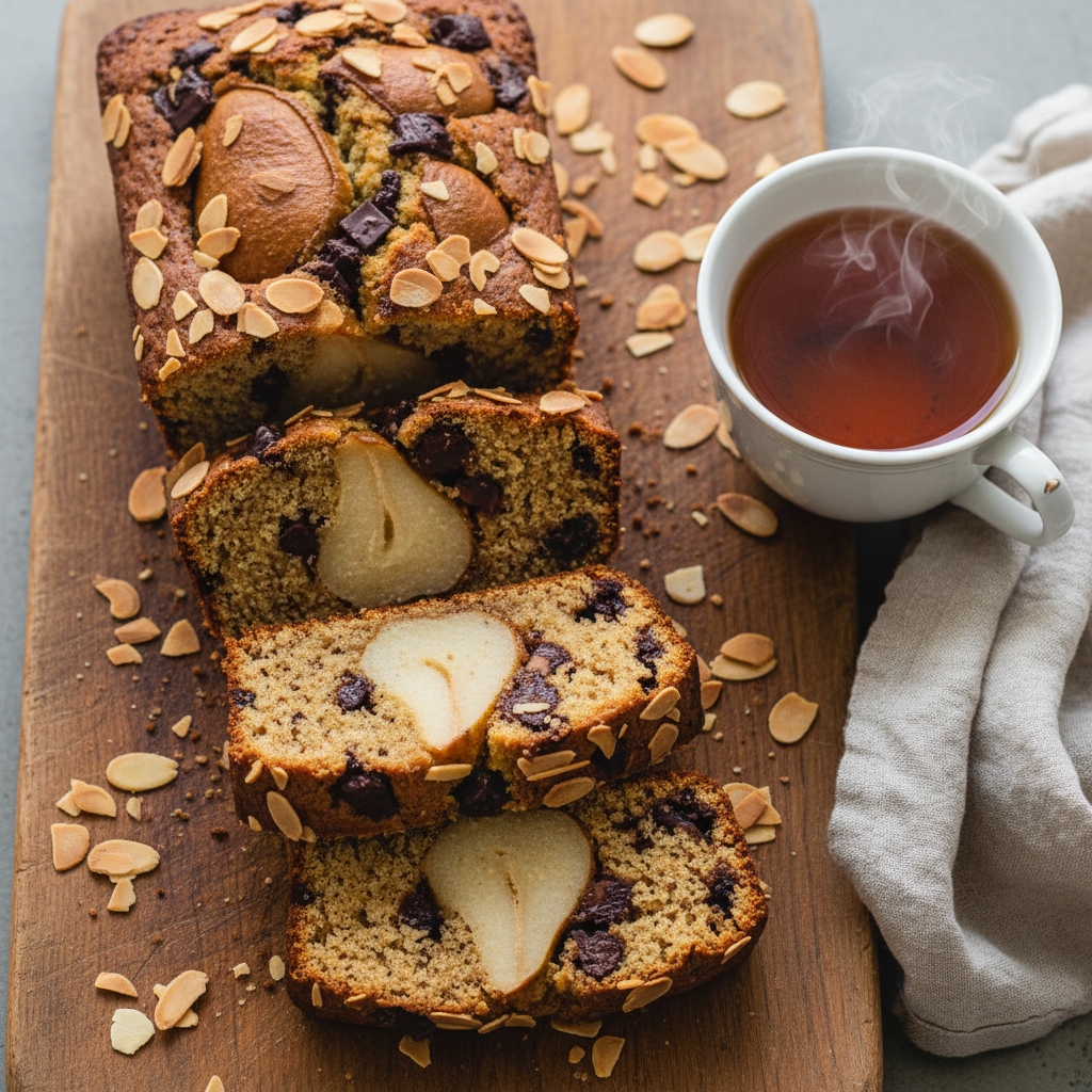 découvrez notre recette facile de cake poire chocolat amande, parfaite pour un goûter gourmand et rapide à préparer. un délice moelleux alliant douceur des poires, fondant du chocolat et croquant des amandes.