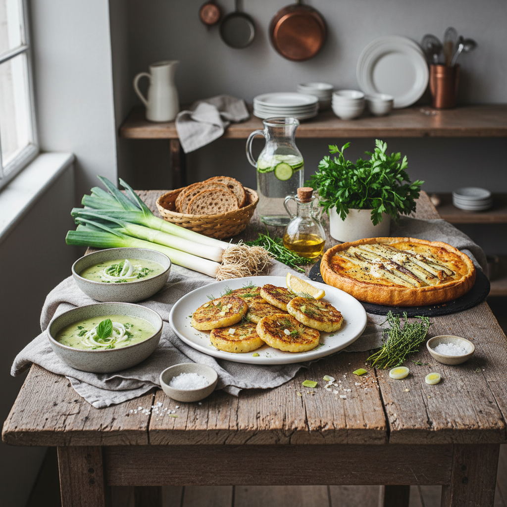 découvrez notre sélection gourmande et minceur de recettes allégées aux poireaux, parfaites pour savourer des plats légers et délicieux à tester sans attendre.