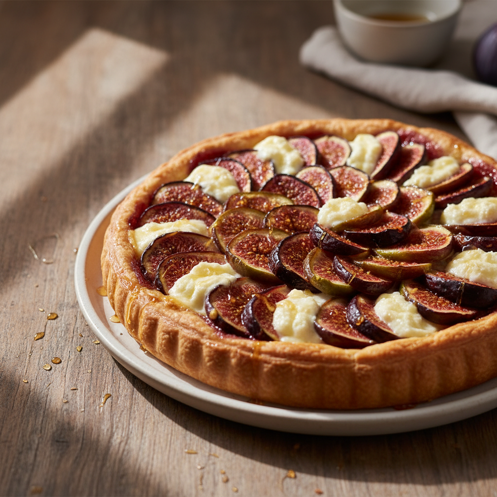 découvrez la recette gourmande de la tarte figue miel chèvre, un délice sucré-salé à essayer absolument en 2025 pour régaler vos papilles.