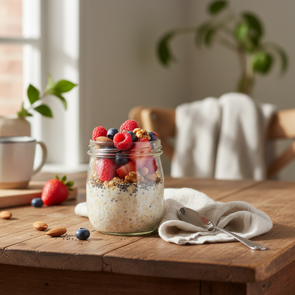 découvrez tout sur l'overnight porridge : conseils pratiques et recettes savoureuses pour un petit-déjeuner sain et énergétique.