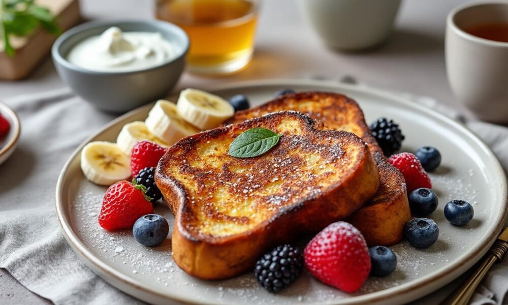 découvrez comment préparer une brioche perdue healthy, un petit-déjeuner gourmand et équilibré pour bien commencer la journée.