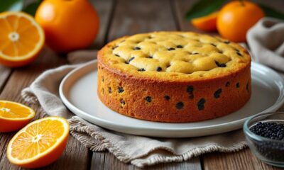 découvrez notre recette gourmande et moelleuse de cake orange pavot, parfaite pour un dessert ou un goûter irrésistible à tester absolument.