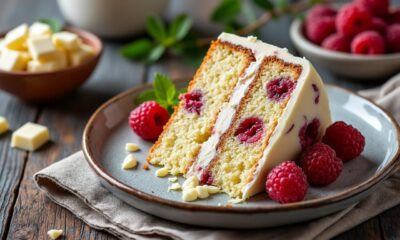 découvrez notre recette facile pour réussir un cake moelleux au chocolat blanc et framboise, alliant gourmandise et douceur pour un dessert irrésistible.