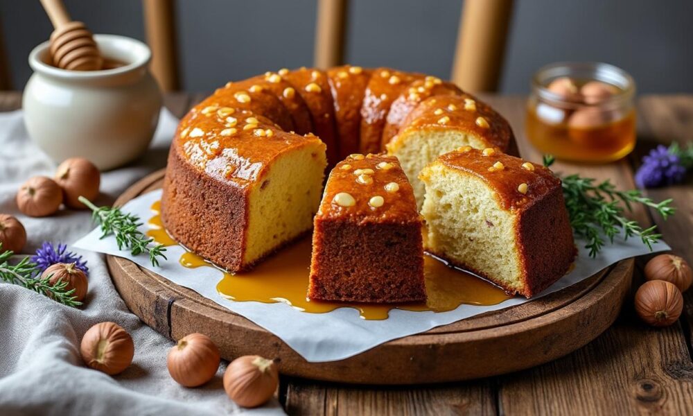 découvrez une recette facile de cake au miel et noisettes, parfaite pour un goûter gourmand et savoureux en toute simplicité.