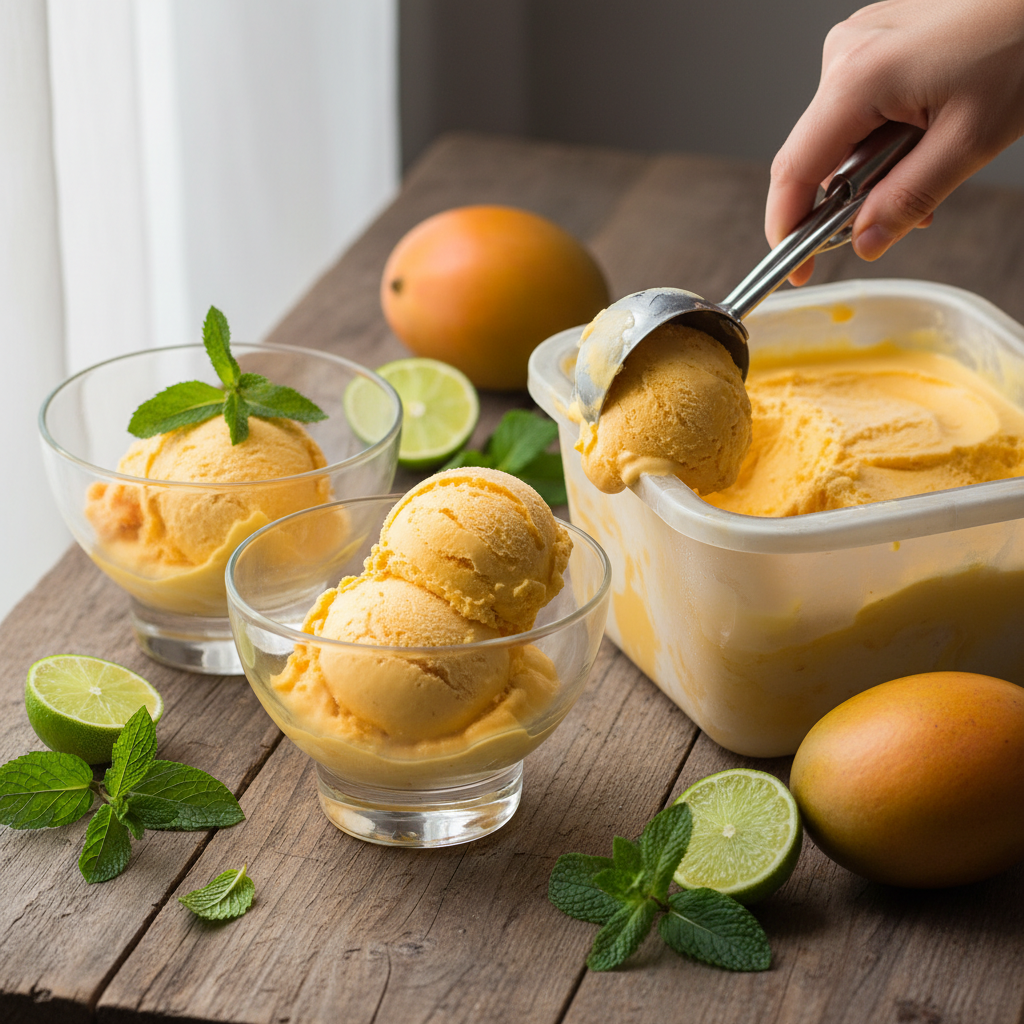 découvrez notre recette facile de glace à la mangue maison pour 2025. un guide complet pour réaliser une délicieuse glace rafraîchissante en quelques étapes simples.