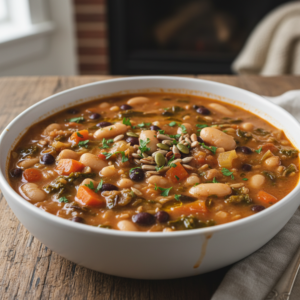 découvrez nos délicieuses soupes d’hiver, saines et réconfortantes, parfaites pour vous réchauffer et vous rassasier pendant les froides journées.