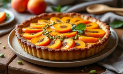 découvrez la recette gourmande de l'été 2025 avec notre tarte aux abricots et pistache, une douceur fruitée et croquante qui ravira vos papilles.