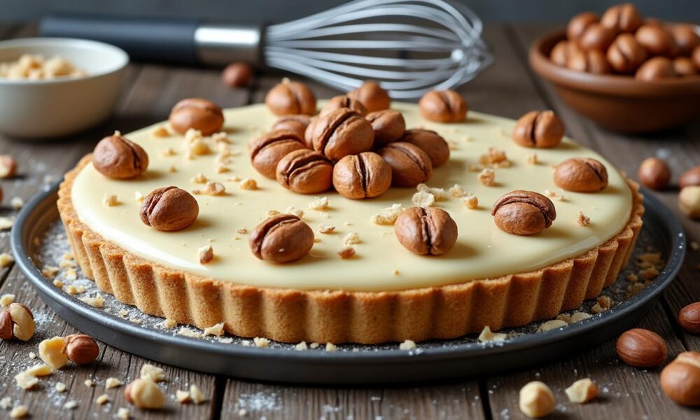 découvrez notre recette gourmande de tarte chocolat blanc noisettes et nos astuces pour réussir ce dessert irrésistible, parfait pour régaler vos papilles.