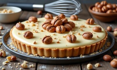 découvrez notre recette gourmande de tarte chocolat blanc noisettes et nos astuces pour réussir ce dessert irrésistible, parfait pour régaler vos papilles.