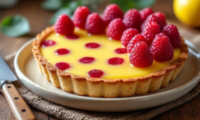 découvrez notre recette facile de tarte citron framboise, une alliance acidulée parfaite à essayer en 2025 pour un dessert frais et gourmand.